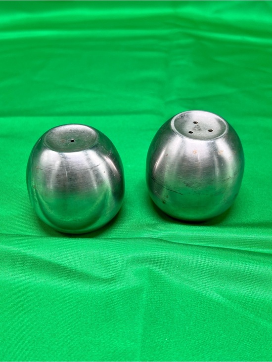 Other - Stainless Steel Salt & Pepper Shakers - Silver